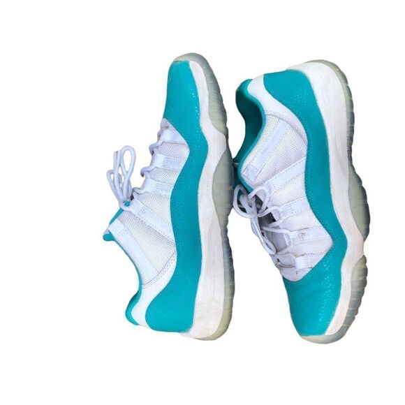 Rare 2013 air jordan 11 retro low aqua safari size 8 - Picture 5 of 16